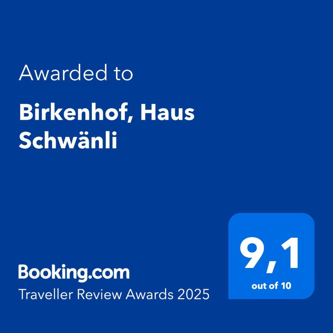 黑里绍Birkenhof, Haus Schwaenli别墅 外观 照片